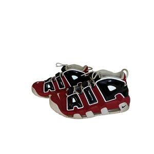 Nike Air More Uptempo Bulls Sneaker 2017 Mens Sz 10 Varsity Red Black 921948600